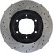Centric Parts Sport Drilled/Slotted Brake Rotor, 127.44093L 127.44093L - alternate 5